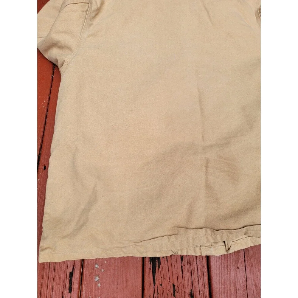 VINTAGE CARHARTT C10 PLAID BLANKET LINED SHORT COAT SIZE XXL UNION MADE IN USA - Picture 10 of 10